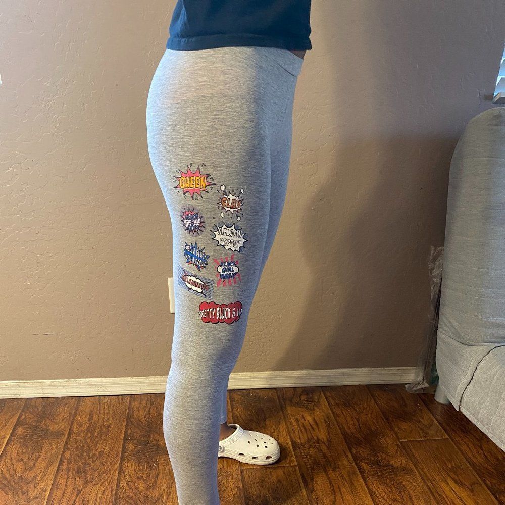 Juniors Leggings (Graphic Comic)